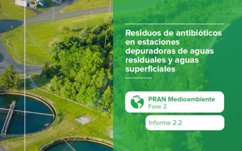 La estrategia One Health del PRAN da un paso adelante con la publicación del nuevo informe sobre residuos antibióticos en el medioambiente