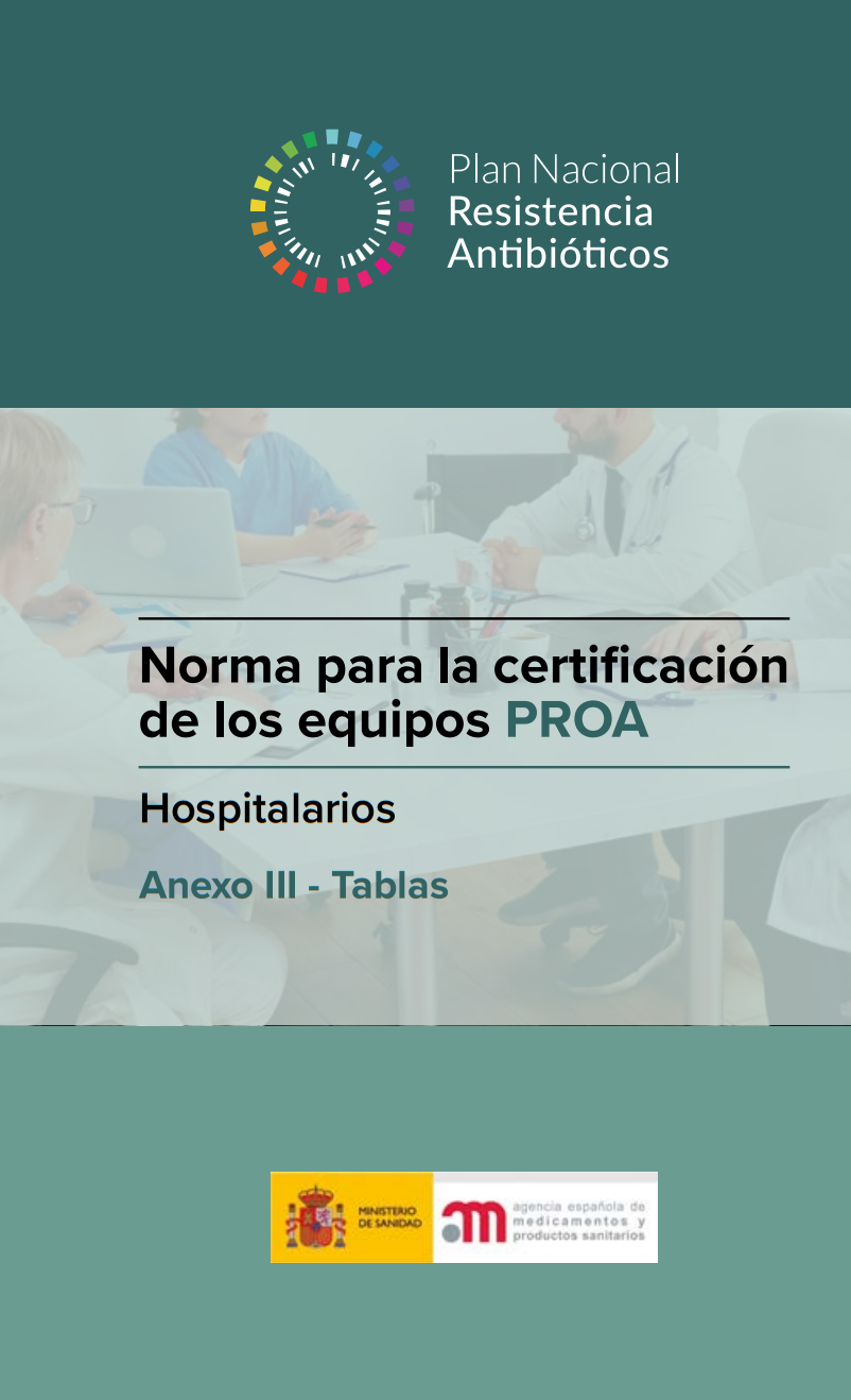 Norma para la certificación de los equipos PROA - Hospitalarios - Anexos