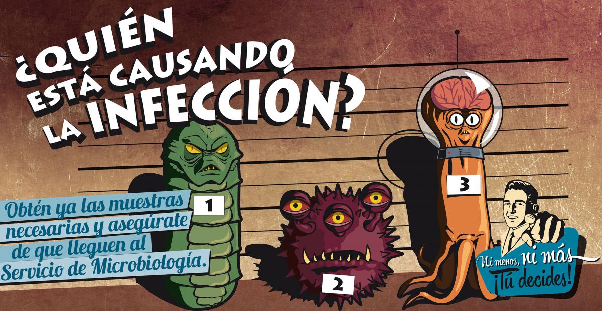 ¿Quién está causando la infección?