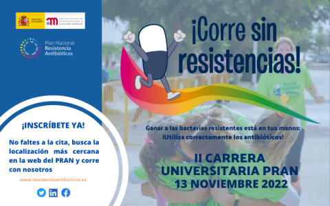 "Corre sin resistencias" vuelve a las calles de 9 ciudades para celebrar la Semana Mundial de Concienciación sobre el Uso de los Antimicrobianos