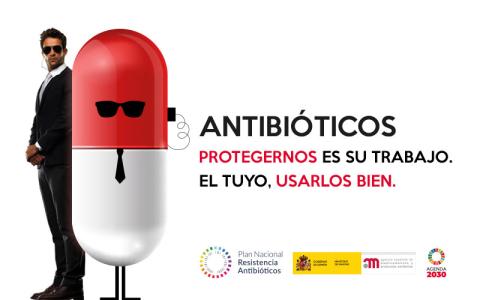 Campaña PRAN 2023: Antibióticos, protegernos es su trabajo. El tuyo, usarlos bien